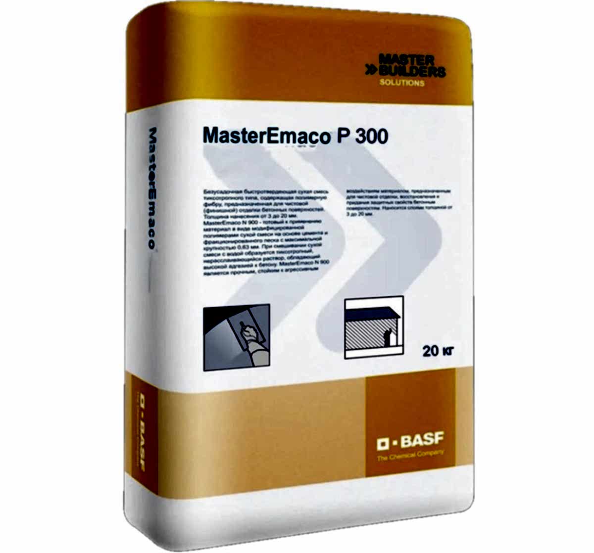 BASF MASTEREMACO P 300 20 KG (MASTERSEAL 300 T)