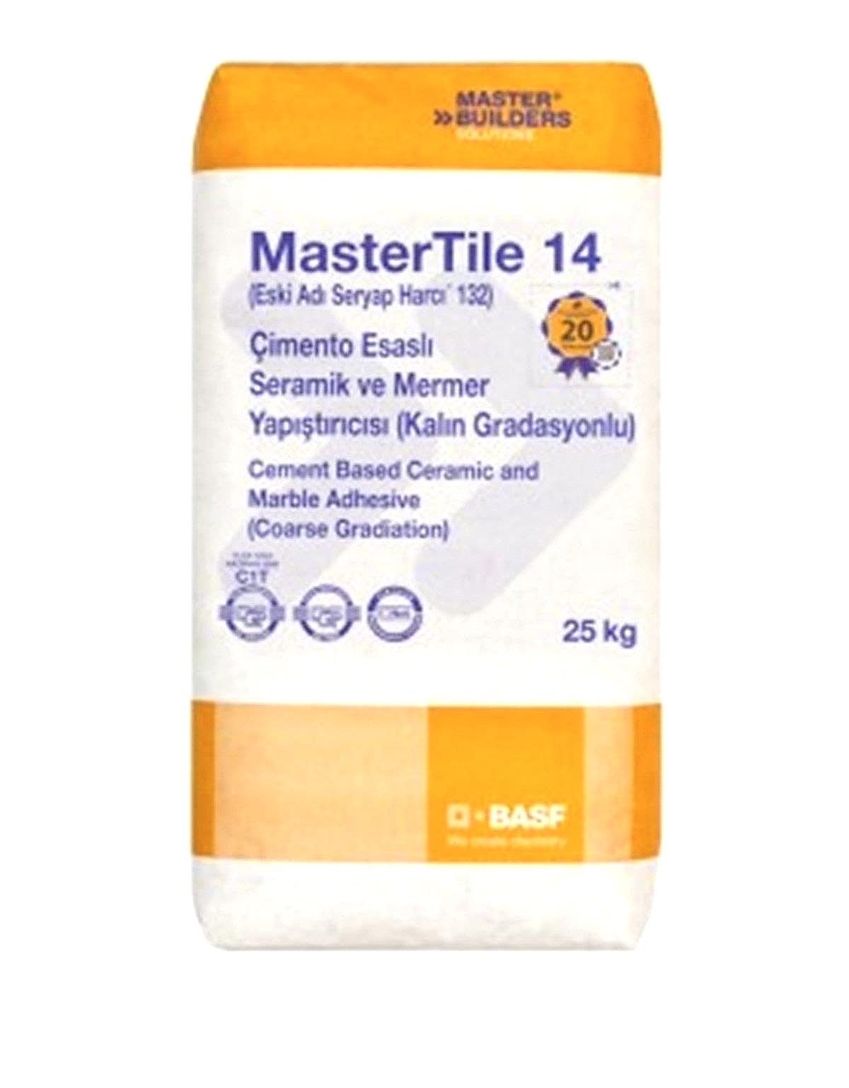 BASF MASTERTILE 14 BEYAZ 25 KG (SERYAP 132) 
