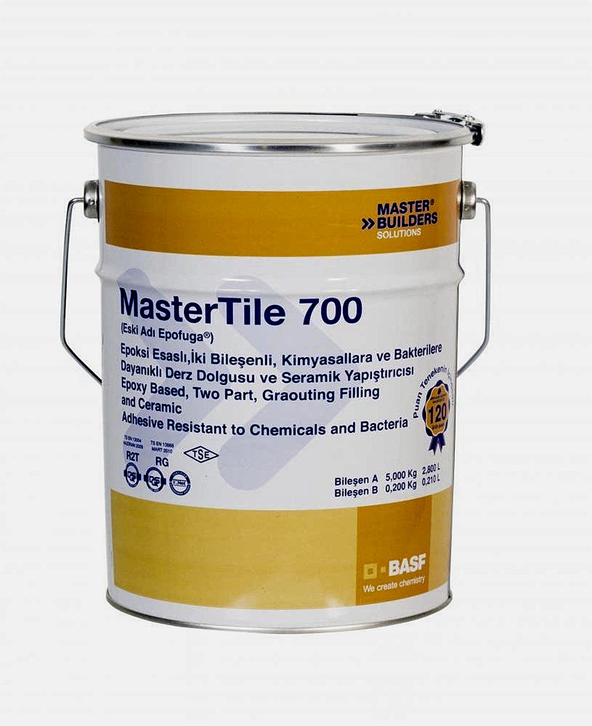 BASF MASTERTILE 700 BEYAZ 5.20 KG (EPOFUGA)