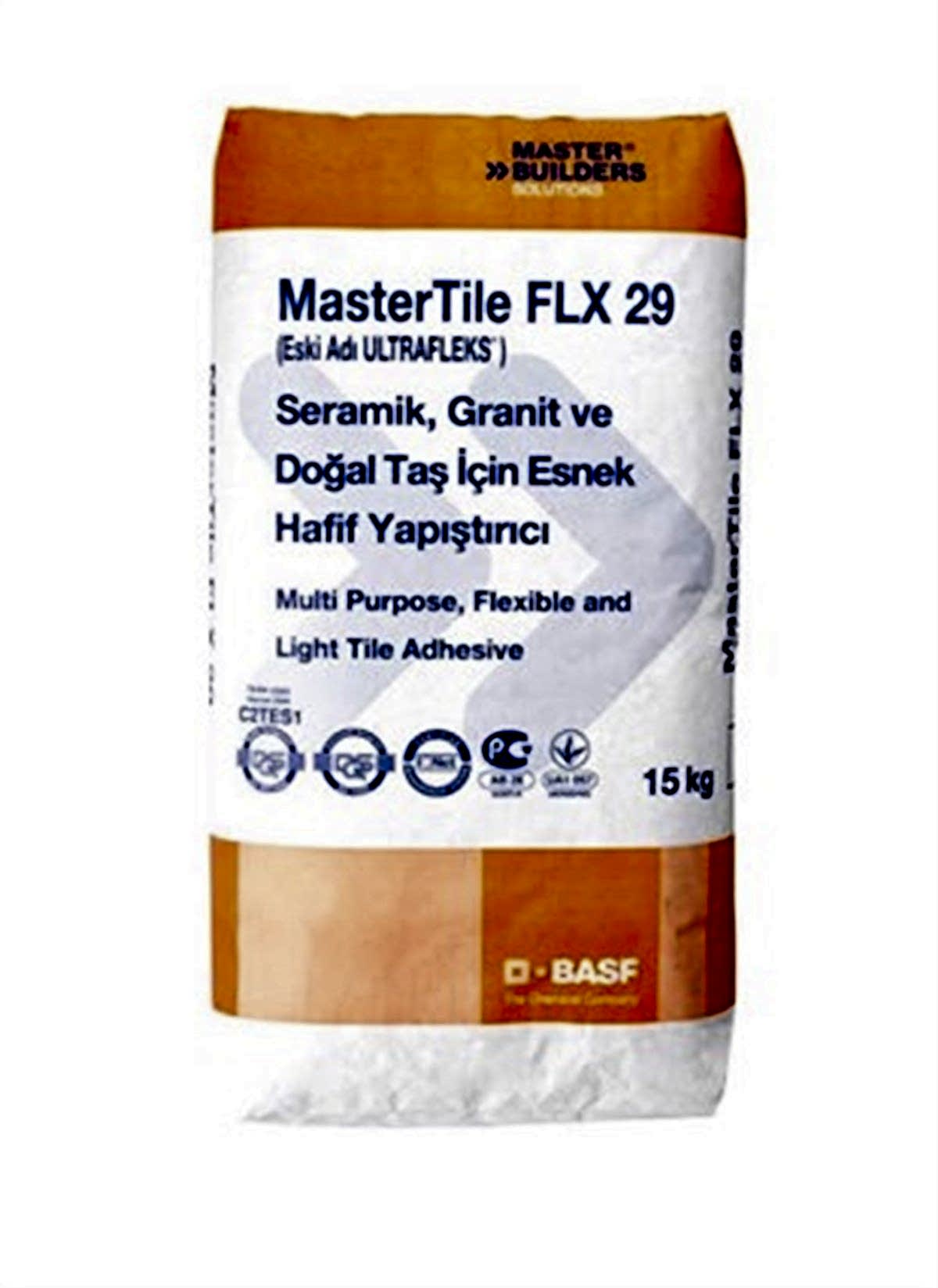 BASF MASTERTILE FLX 29 GRI 15 KG (ULTRAFLEKS)