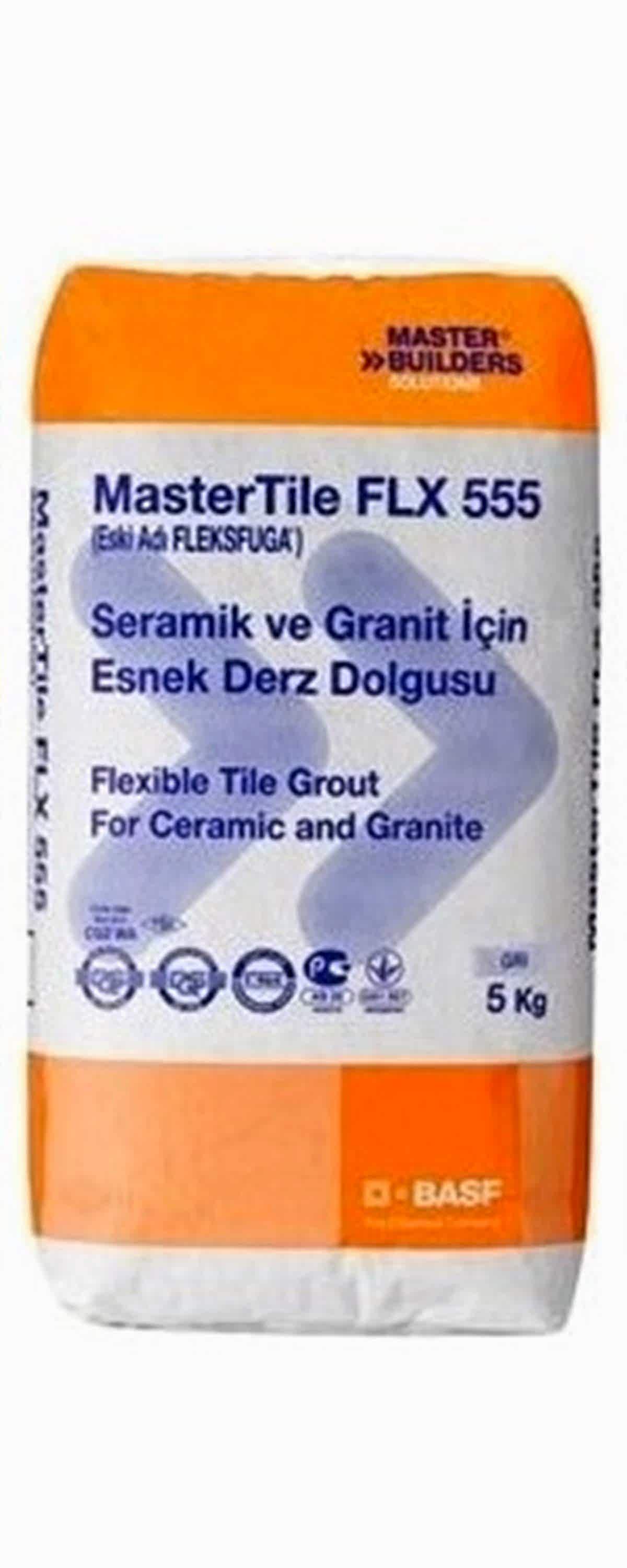 BASF MASTERTILE FLX 555 BALIBRAUN 5 KG (FLEKSFUGA)