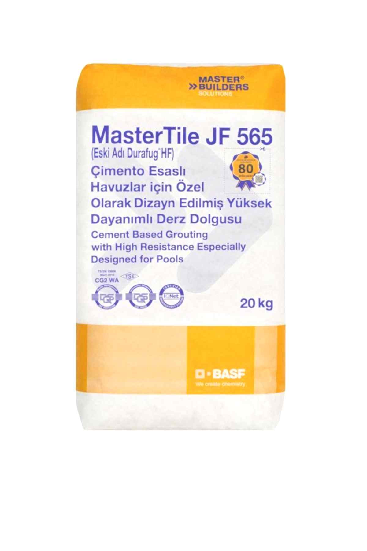 BASF MASTERTILE JF 565 BEYAZ 20 KG (DURAFUG HF)