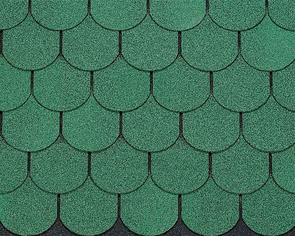 BTM SHINGLE GALAKSI YUVARLAK YESIL 2.52 M2