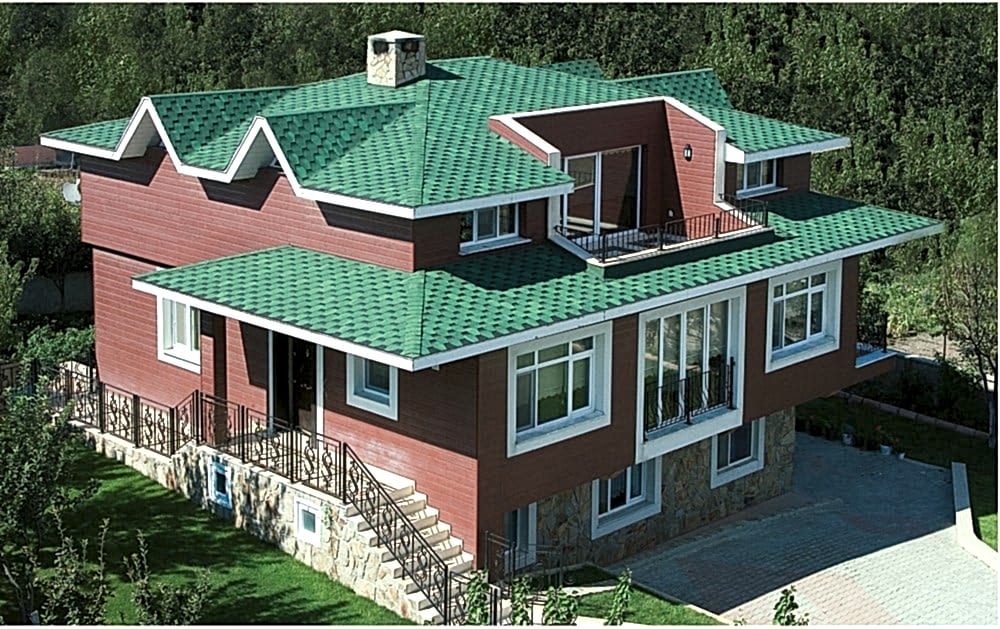 BTM SHINGLE RUSTIK YESIL 2.94 M2