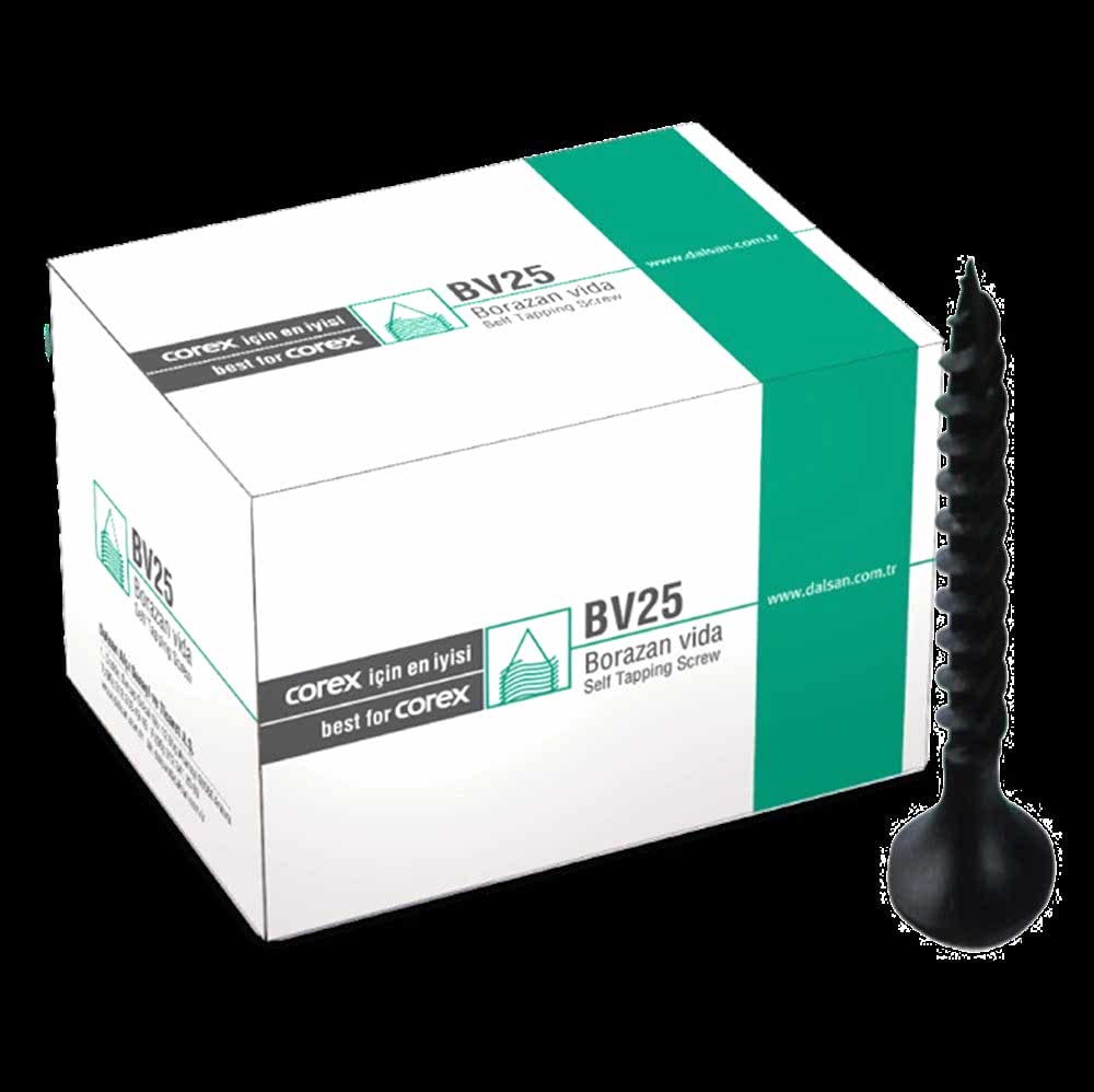 DALSAN BORAZAN VIDA SIVRI UÇLU 25 MM (1000 AD)