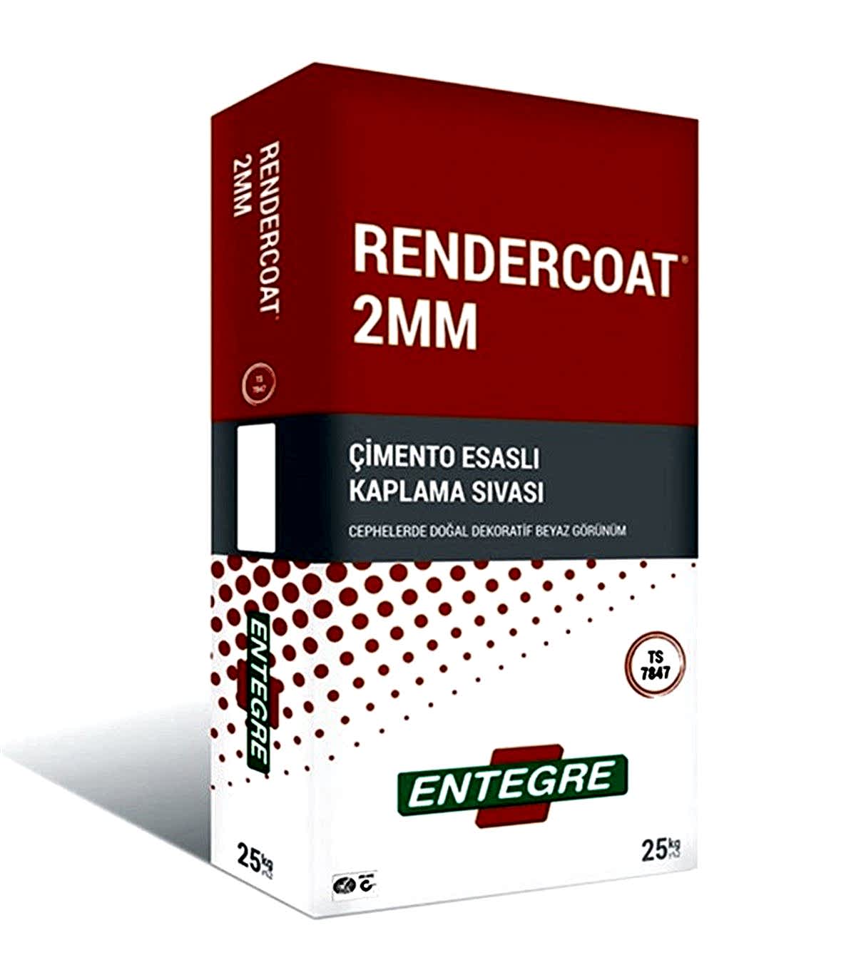 ENTEGRE RENDERCOAT 2MM 25 KG (KALIN MINERAL SIVA)