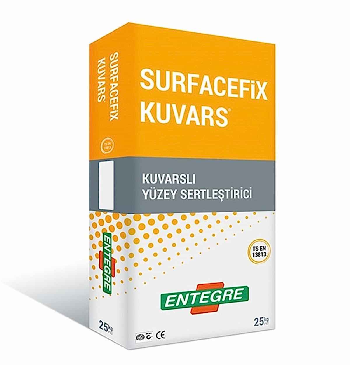 ENTEGRE SURFACEFIX KUVARS KIRMIZI 25 KG 
