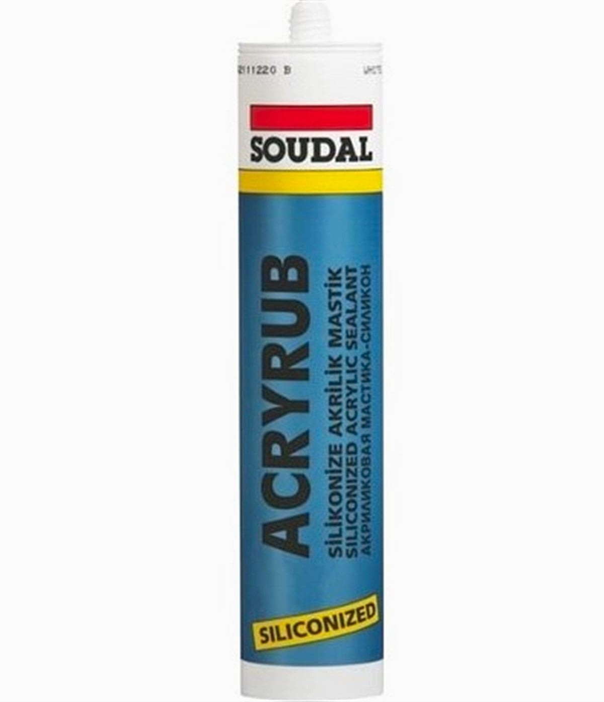 SOUDAL ACRYRUB SILIKONIZE MASTIK BEJ 500 GR 30 AD