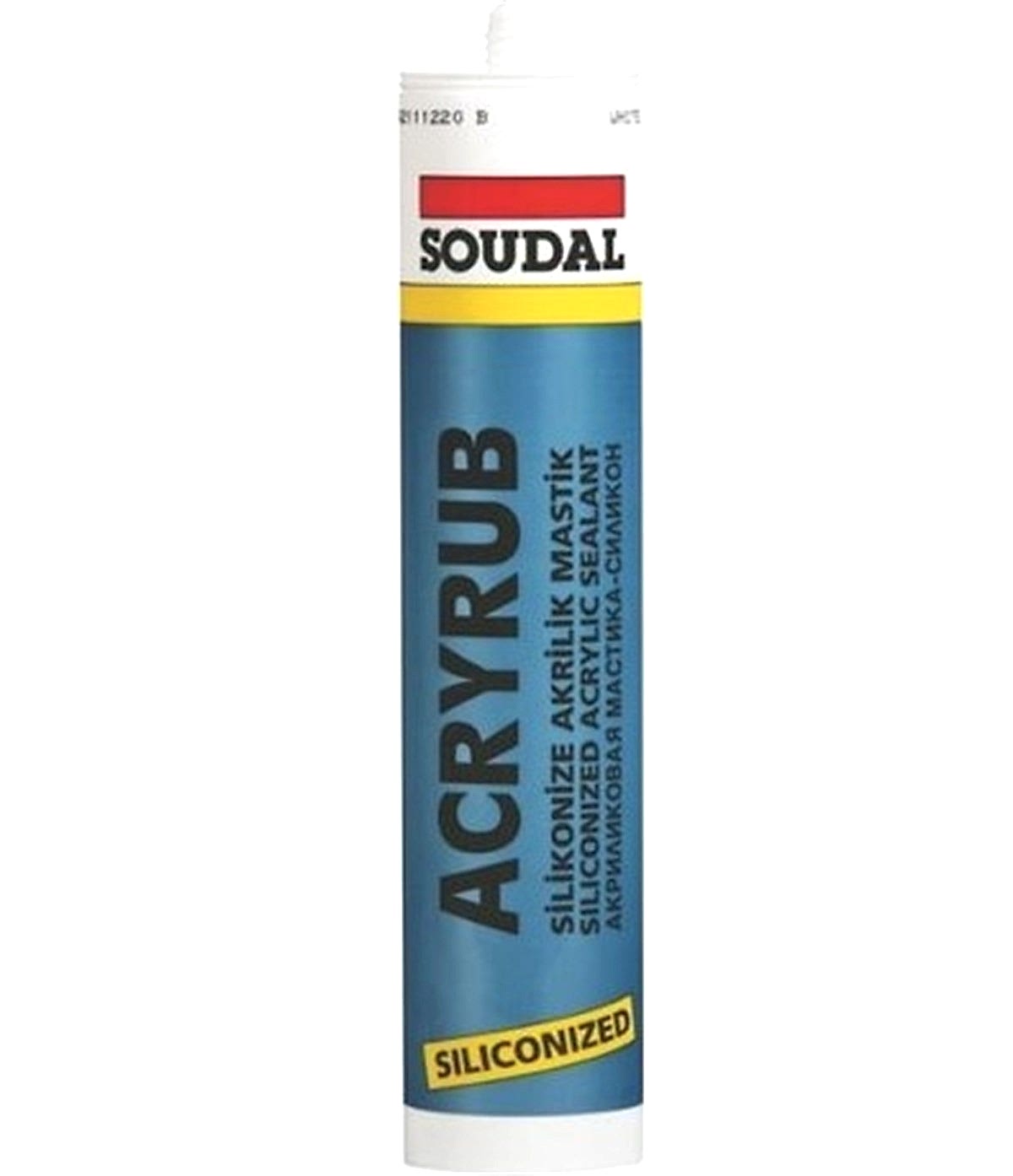 SOUDAL ACRYRUB SILIKONIZE MASTIK GRI 600 ML (15 AD)