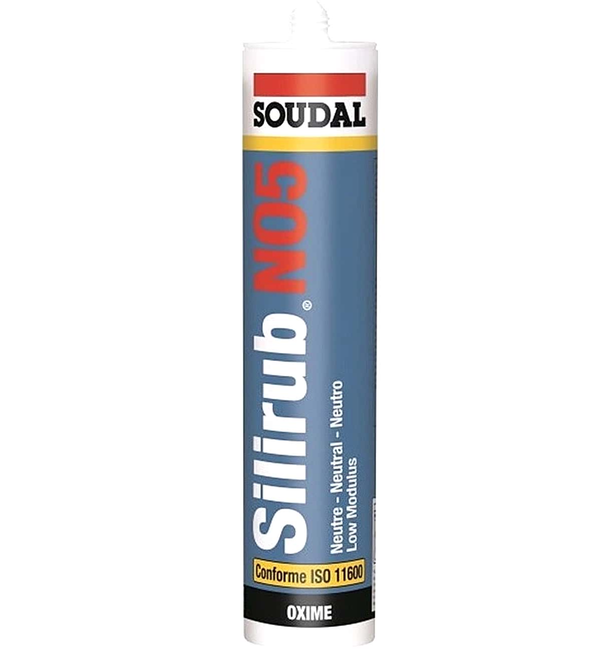 SOUDAL SILIRUB NO5-HE SILIKON ALÜMINYUM SILVER 300 ML (24 AD)