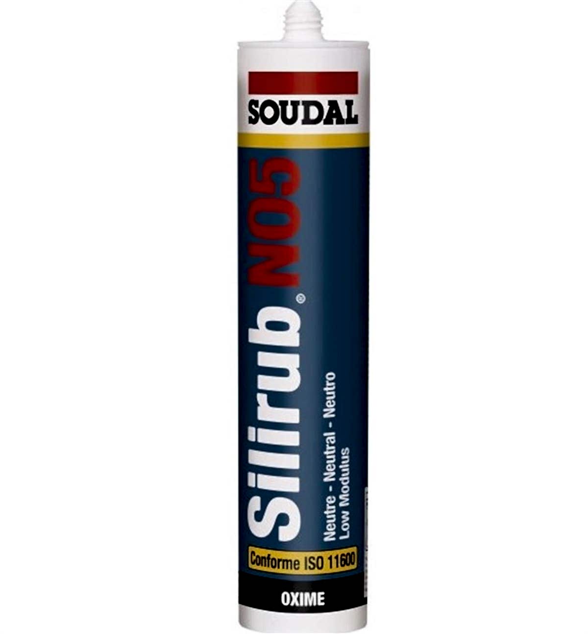 SOUDAL SILIRUB NO5-HE SILIKON KREM (RAL 1013) 300 ML (24 AD)