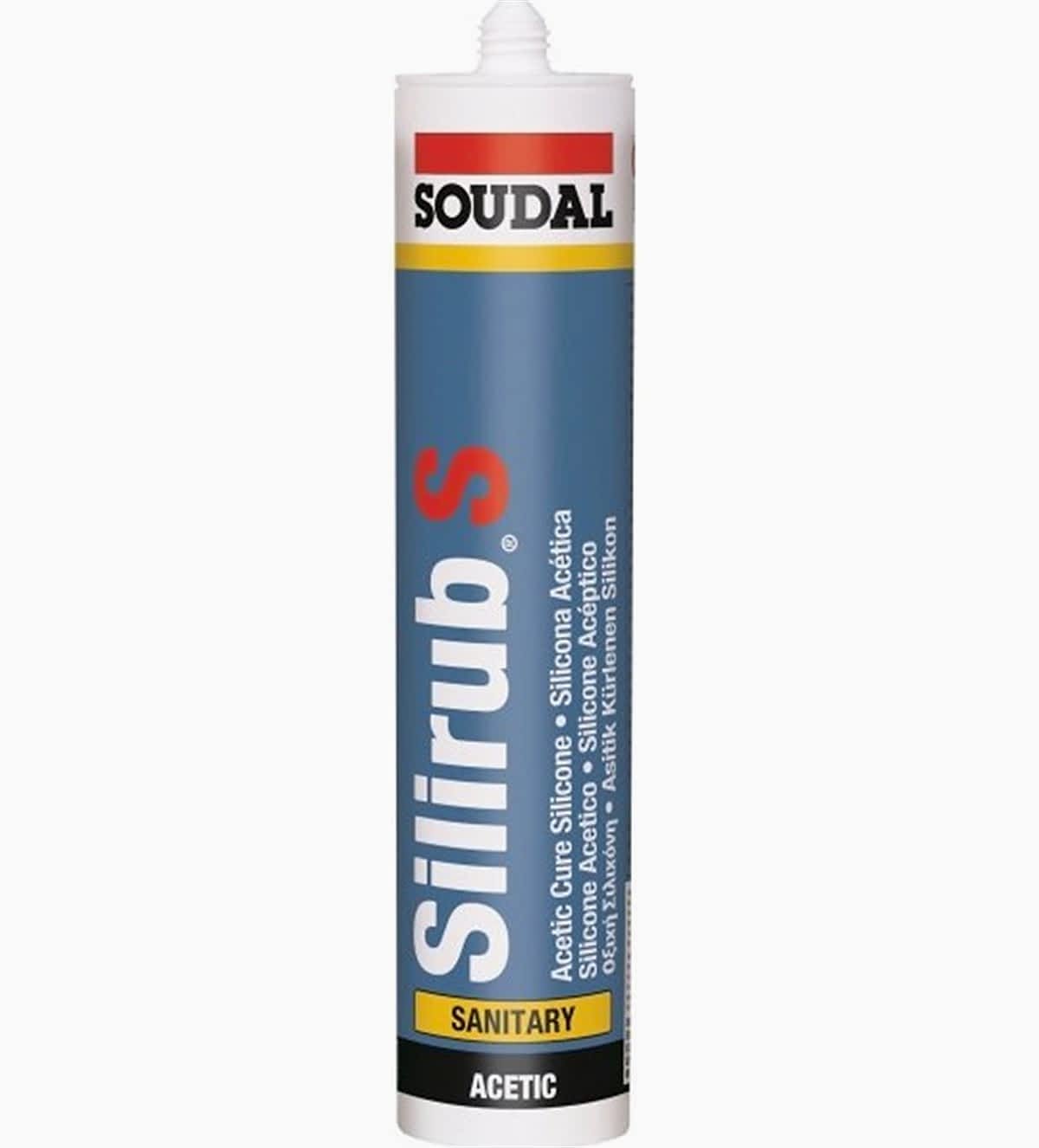 SOUDAL SILIRUB S SILIKON BEYAZ 280 ML 30 AD