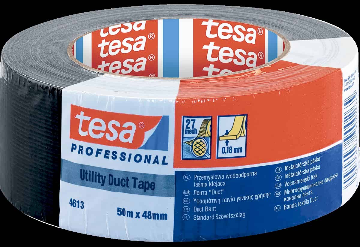 TESA 4613 DUCT TAPE SIYAH 48MMX50M